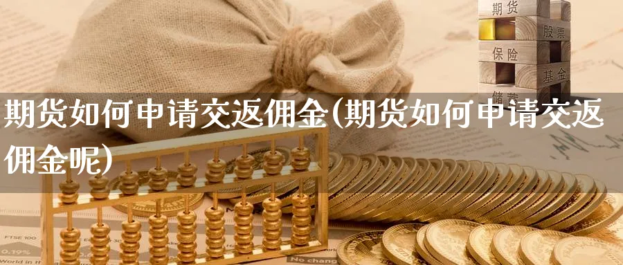 期货如何申请交返佣金(期货如何申请交返佣金呢)_https://www.xmhbzsgs.com_期货入门_第1张