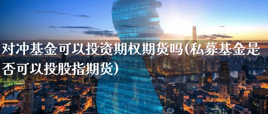 对冲基金可以投资期权期货吗(私募基金是否可以投股指期货)_https://www.xmhbzsgs.com_期货入门_第1张