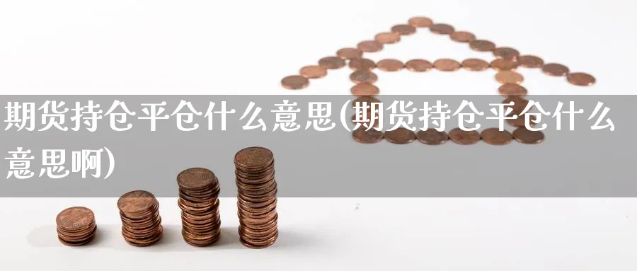 期货持仓平仓什么意思(期货持仓平仓什么意思啊)_https://www.xmhbzsgs.com_期货品种_第1张