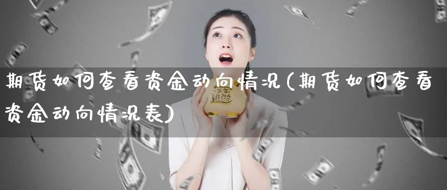 期货如何查看资金动向情况(期货如何查看资金动向情况表)_https://www.xmhbzsgs.com_原油期货_第1张