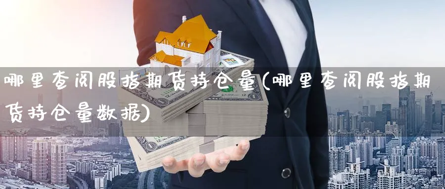 哪里查阅股指期货持仓量(哪里查阅股指期货持仓量数据)_https://www.xmhbzsgs.com_纳指期货_第1张