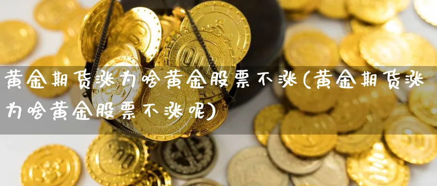 黄金期货涨为啥黄金股票不涨(黄金期货涨为啥黄金股票不涨呢)_https://www.xmhbzsgs.com_原油期货_第1张