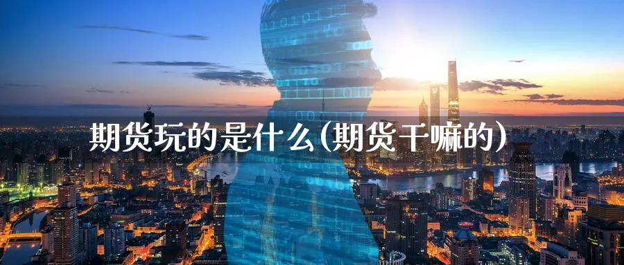 期货玩的是什么(期货干嘛的)_https://www.xmhbzsgs.com_期货入门_第1张