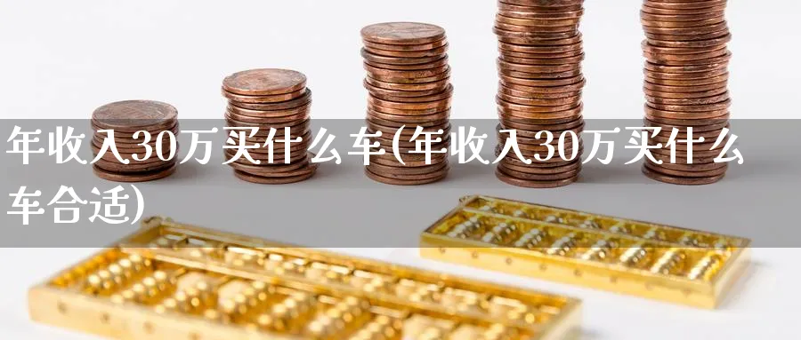 年收入30万买什么车(年收入30万买什么车合适)_https://www.xmhbzsgs.com_内盘期货_第1张