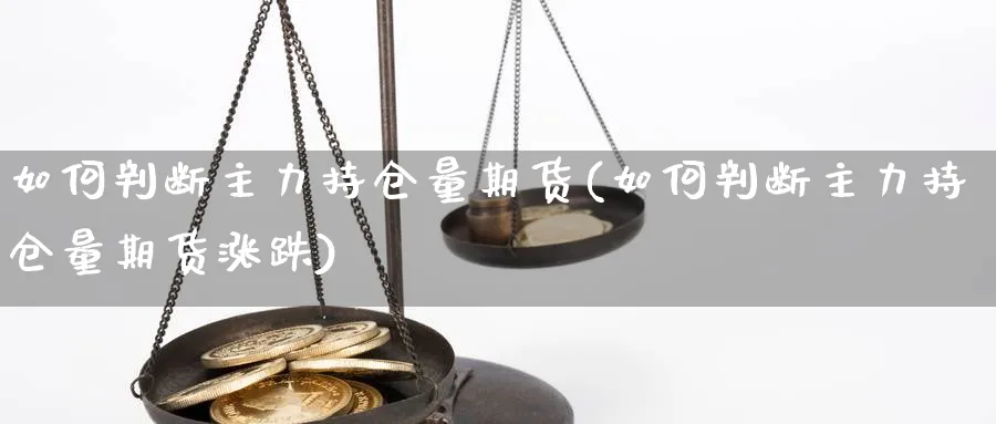 如何判断主力持仓量期货(如何判断主力持仓量期货涨跌)_https://www.xmhbzsgs.com_纳指期货_第1张