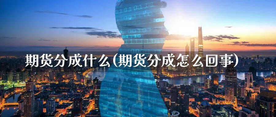 期货分成什么(期货分成怎么回事)_https://www.xmhbzsgs.com_期货品种_第1张