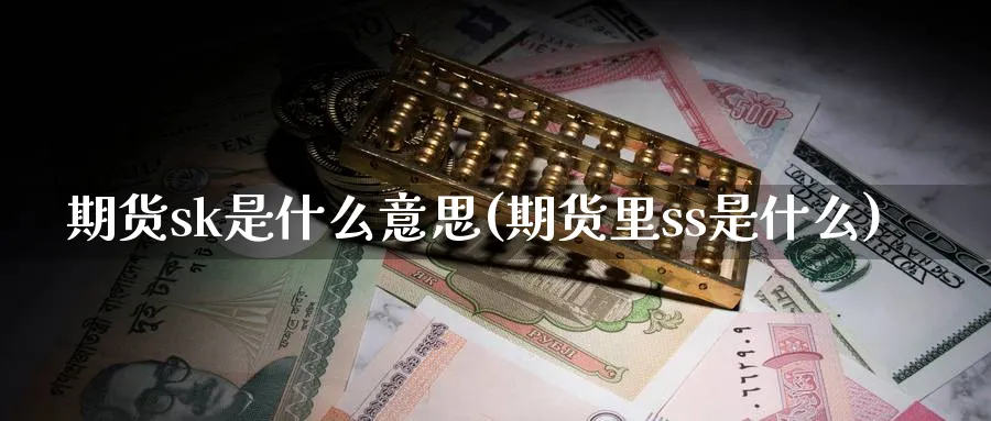 期货sk是什么意思(期货里ss是什么)_https://www.xmhbzsgs.com_原油期货_第1张