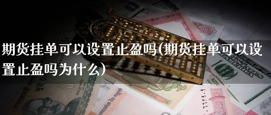 期货挂单可以设置止盈吗(期货挂单可以设置止盈吗为什么)_https://www.xmhbzsgs.com_理财百科_第1张