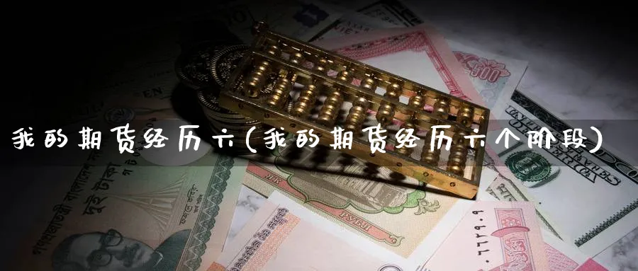 我的期货经历六(我的期货经历六个阶段)_https://www.xmhbzsgs.com_纳指期货_第1张