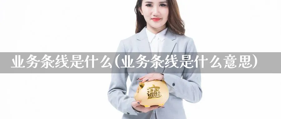 业务条线是什么(业务条线是什么意思)_https://www.xmhbzsgs.com_期货直播_第1张