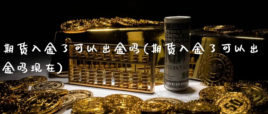 期货入金了可以出金吗(期货入金了可以出金吗现在)_https://www.xmhbzsgs.com_期货入门_第1张