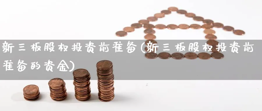 新三板股权投资前准备(新三板股权投资前准备的资金)_https://www.xmhbzsgs.com_期货分析_第1张