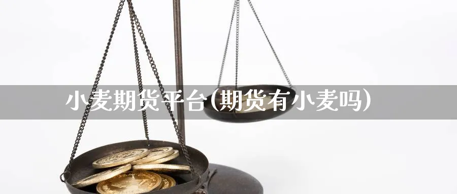 小麦期货平台(期货有小麦吗)_https://www.xmhbzsgs.com_期货分析_第1张